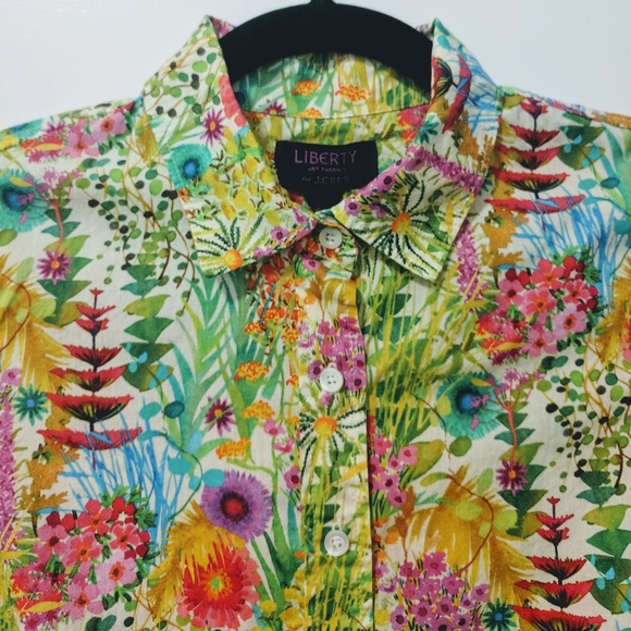 Liberty for J.Crew Perfect Shirt in Tresco Floral - Picture 2 of 4