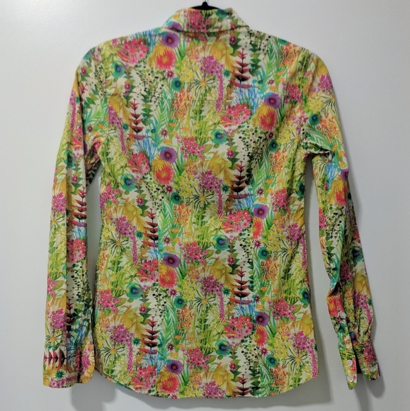 Liberty for J.Crew Perfect Shirt in Tresco Floral - Picture 4 of 4