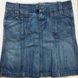 {citizens of humanity}  Light Wash Denim Skirt