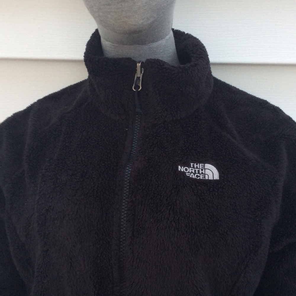 North face thick black fleece size S/P - Picture 2 of 6