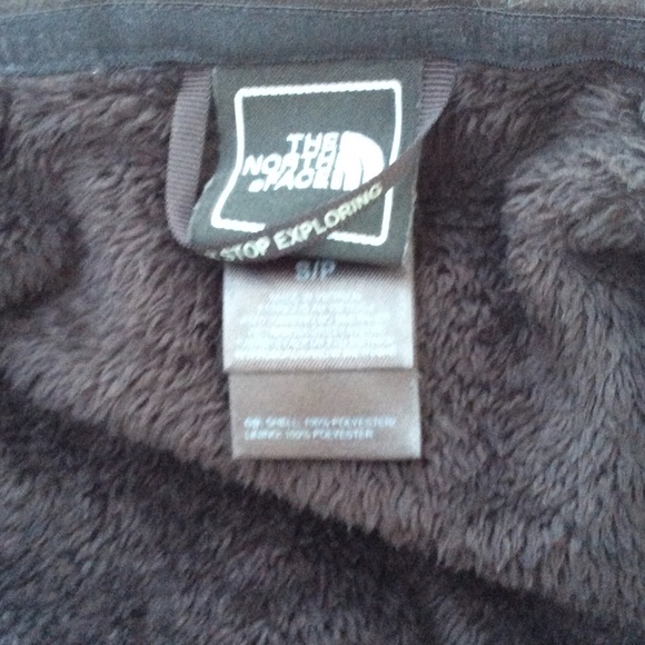North face thick black fleece size S/P - Picture 5 of 6