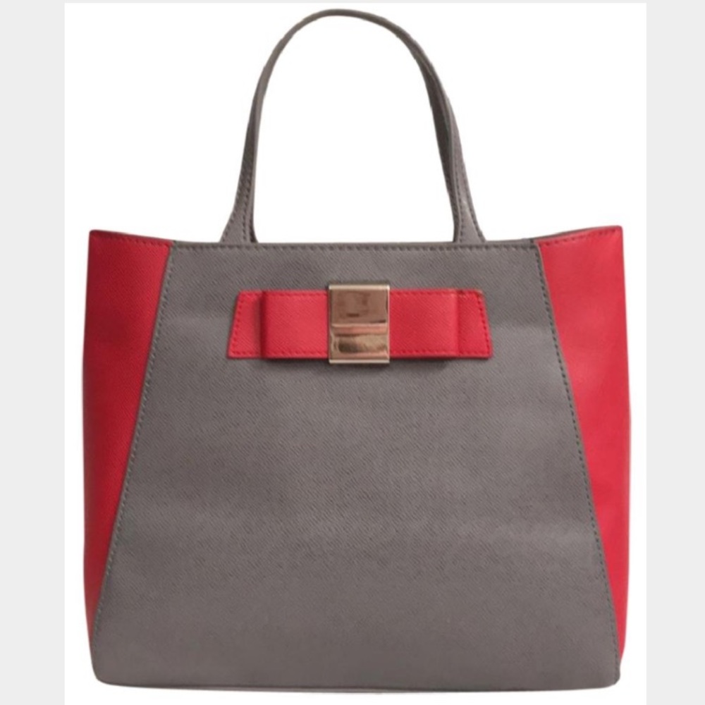 Red and Grey Bag NWOT