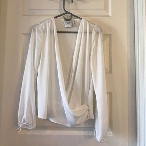 L'Academie Wrap Blouse