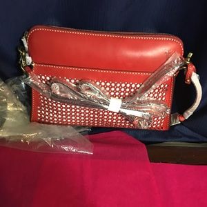 Frye Peyton perforated crossbody