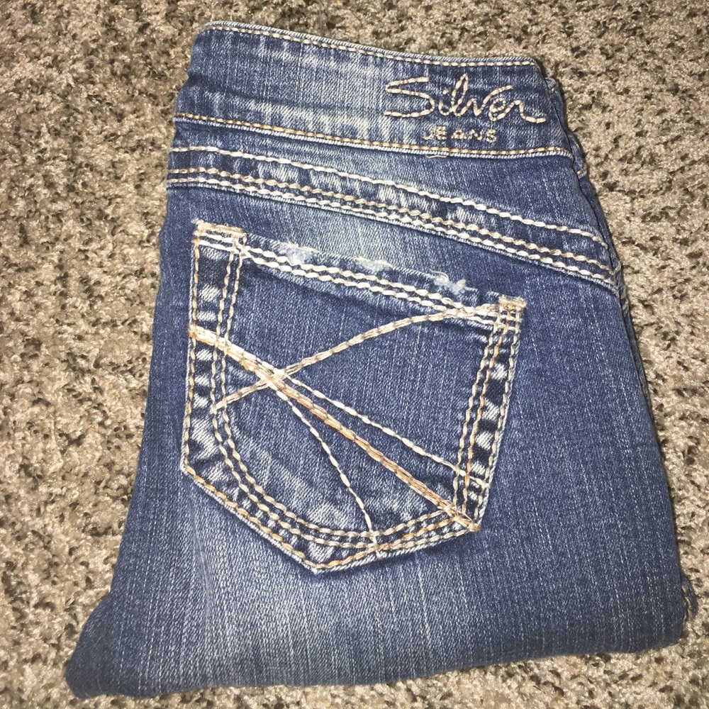 NWOT Silver Denim Skinny Jeans 👖