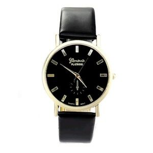 Men women watch brand new Leather analog
