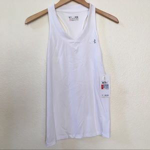 White Heatgear Under Armour Tank Top