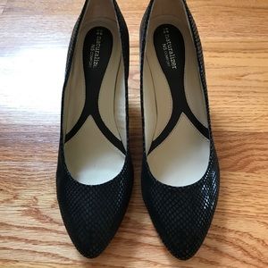 Naturalizer Black Python pumps in size 12