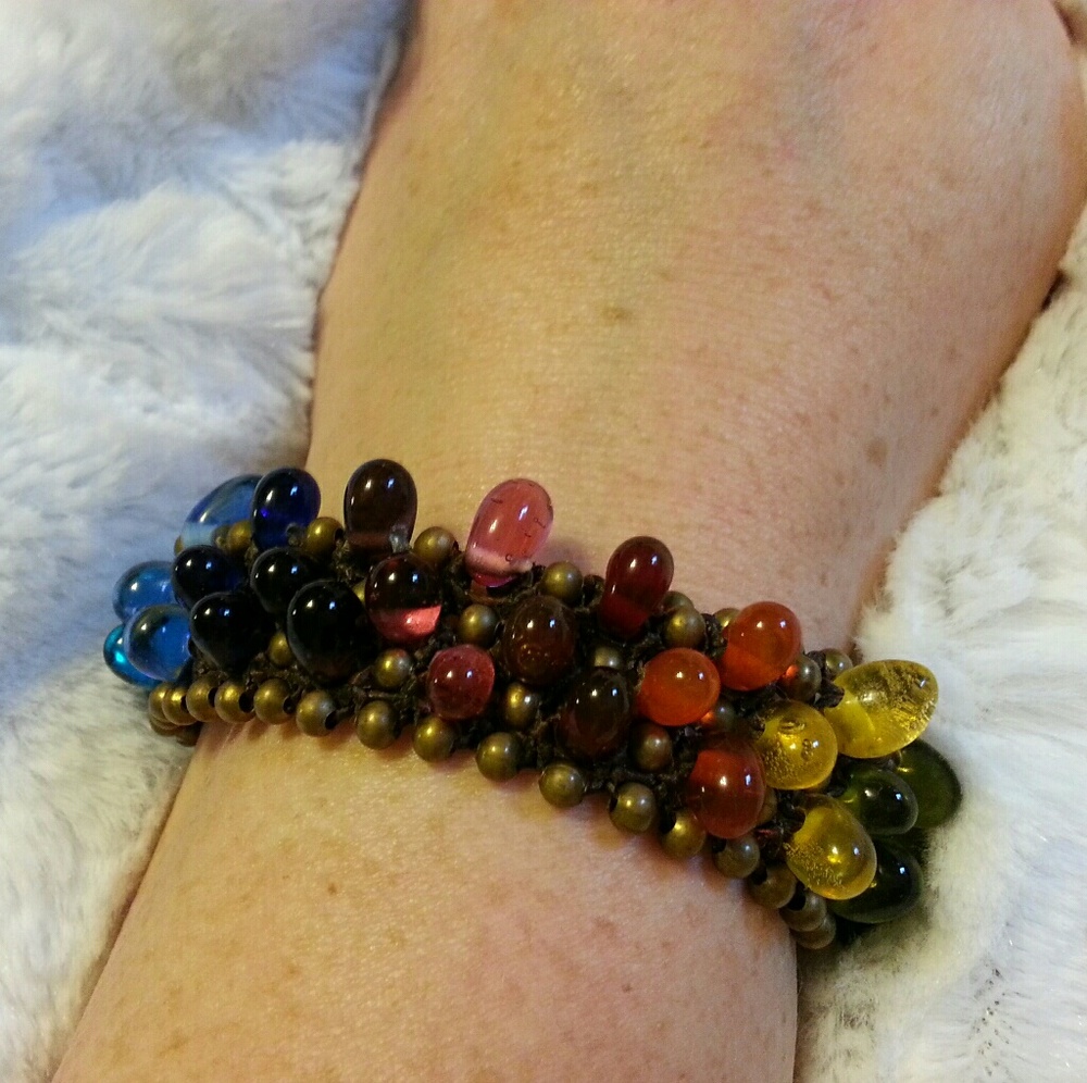 Colorful Glass Bracelet