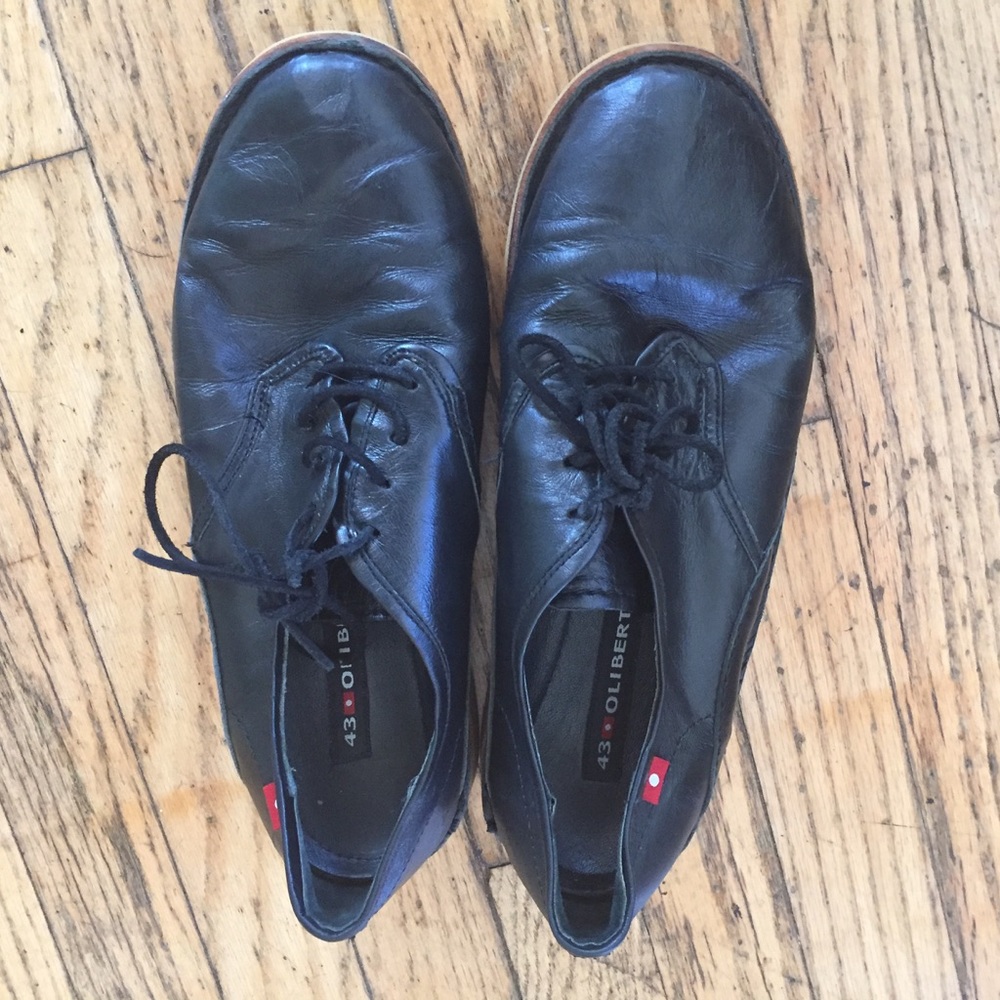 Men's Black Oliberté leather shoes