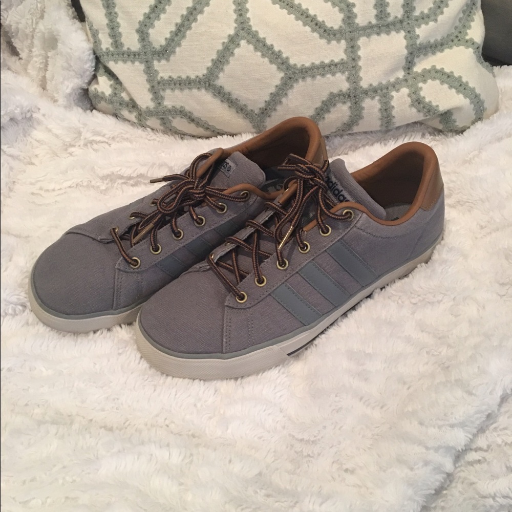 Grey Canvas Adidas