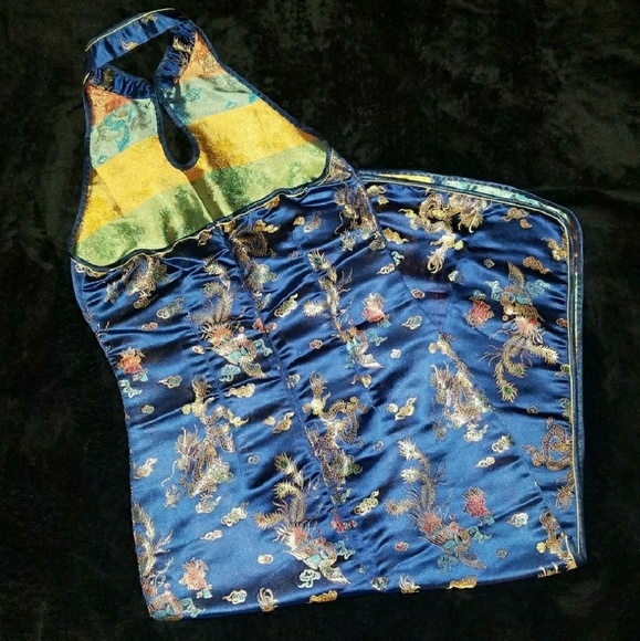 Vintage Long Traditional Cheongsam Dress - Picture 7 of 8