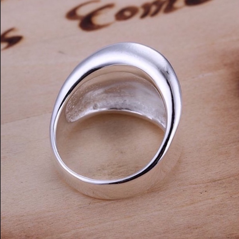 Bold Sterling Silver Thumb Ring - Picture 3 of 6