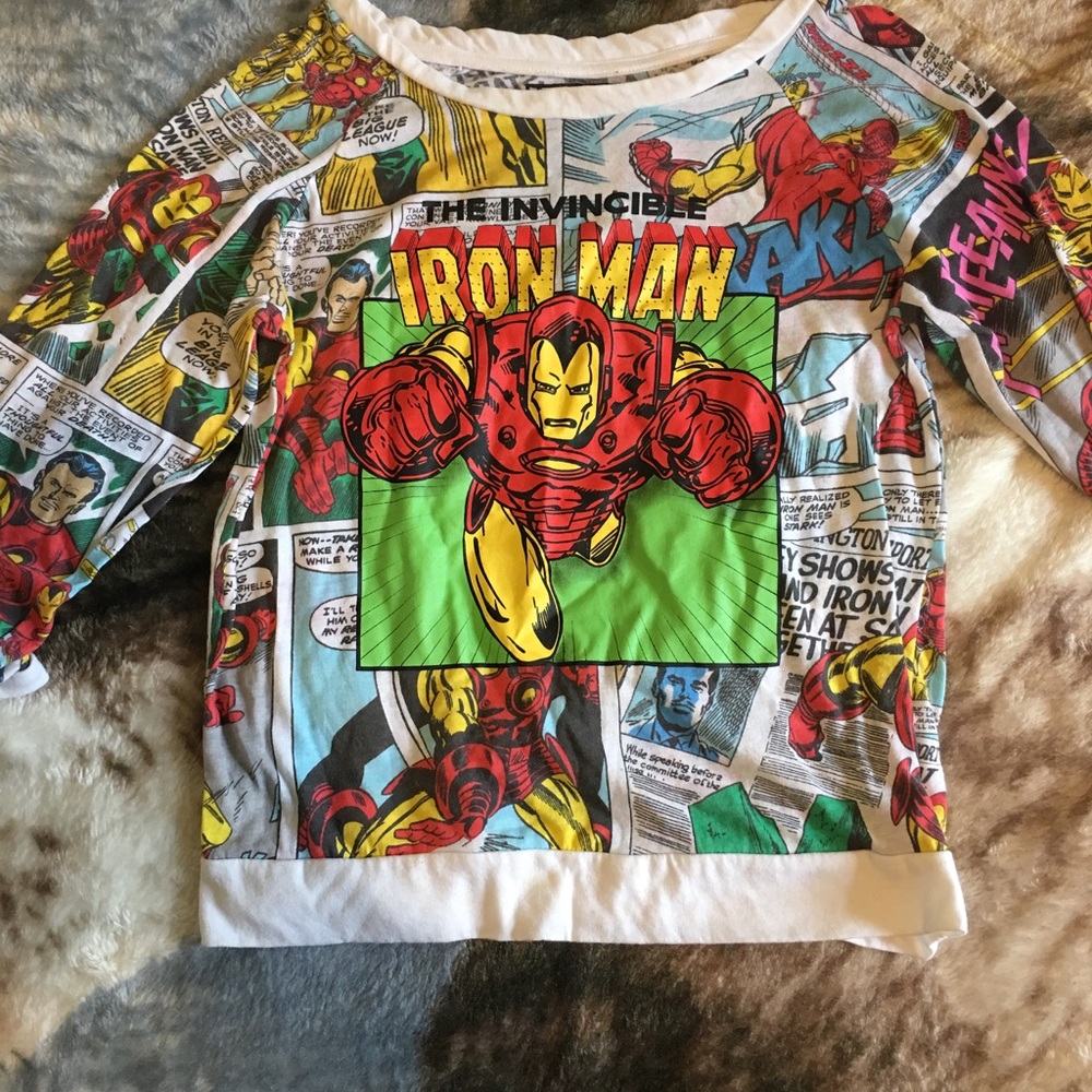 Long Sleeve Comic Shirt