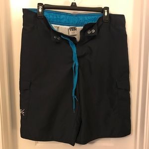 Men's Hang Ten Swim Swimming Trunks Board Shorts Size Large EUC