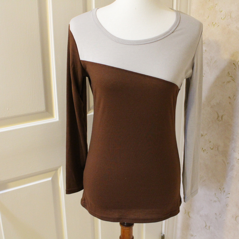 Cotton Casual Long Sleve Top/T-Shirt