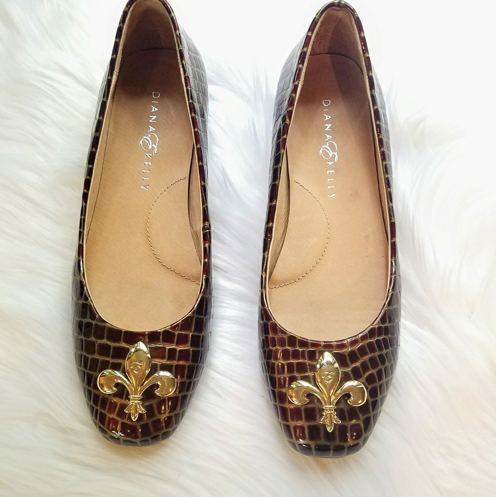 Diana & Kelly New Alligator Flats/Loafers Size 6.5