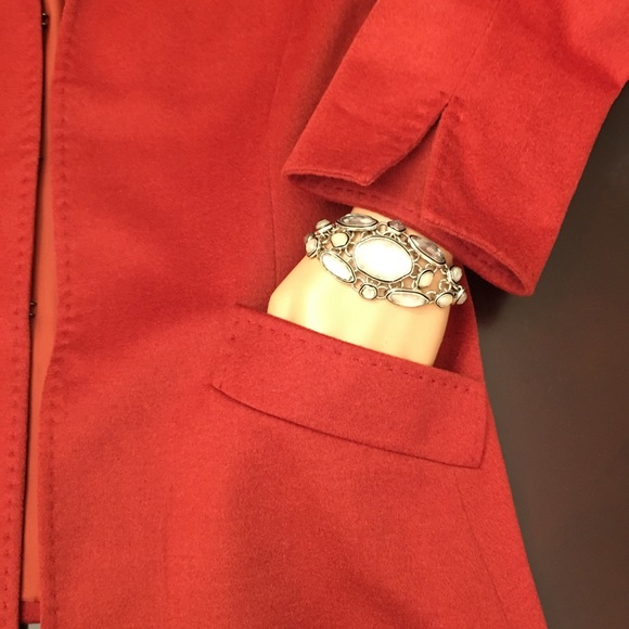 Lafayette 148 red jacket. - Picture 5 of 8