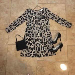 Eliza J Animal Print Dress