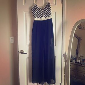 NEW Black and white Arden B. Romper