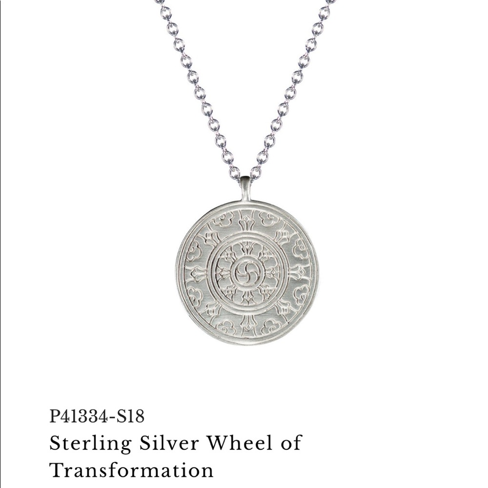 Me & Ro Wheel of Transformation Necklace