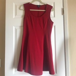 Red baby doll dress