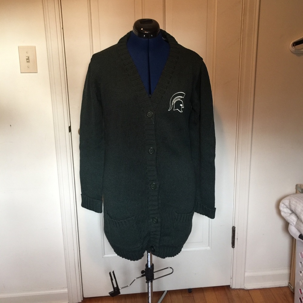 Michigan State Cardigan