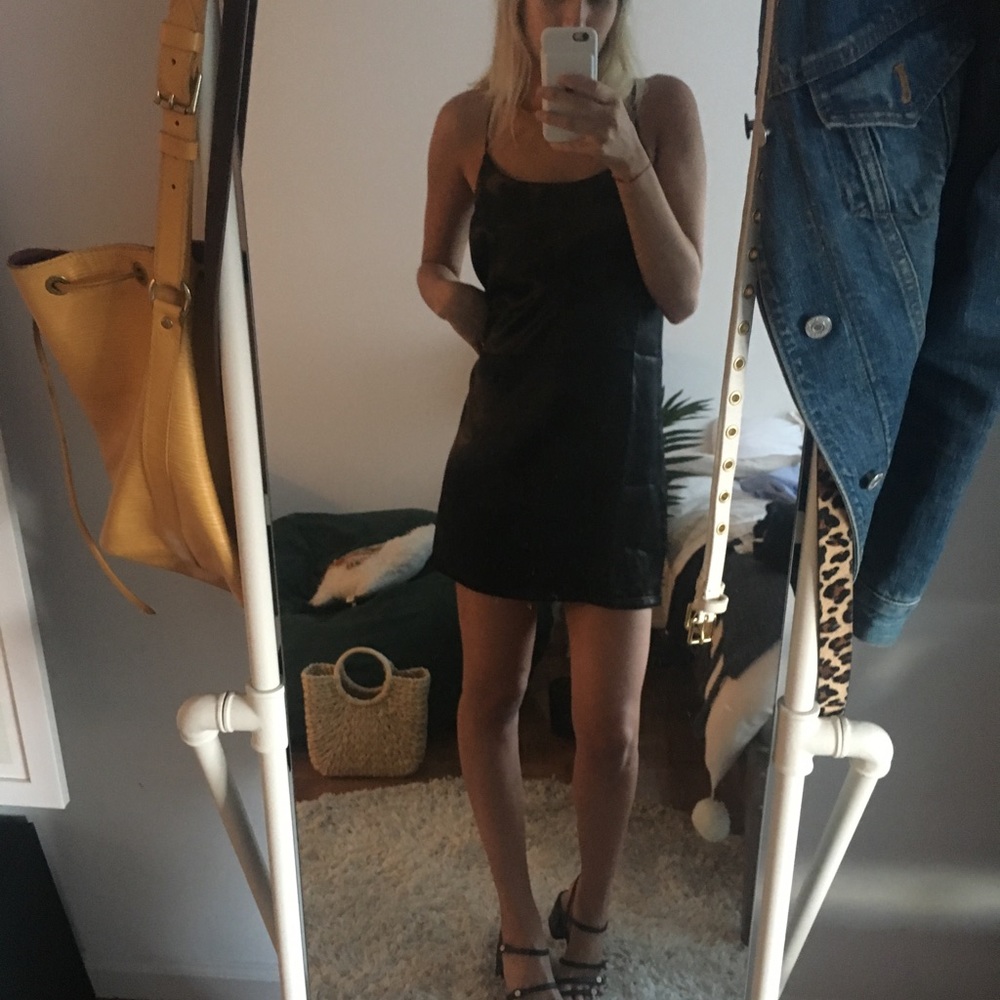 Silk casual dress