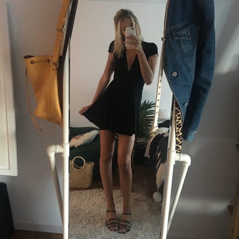 Wrap reformation dress