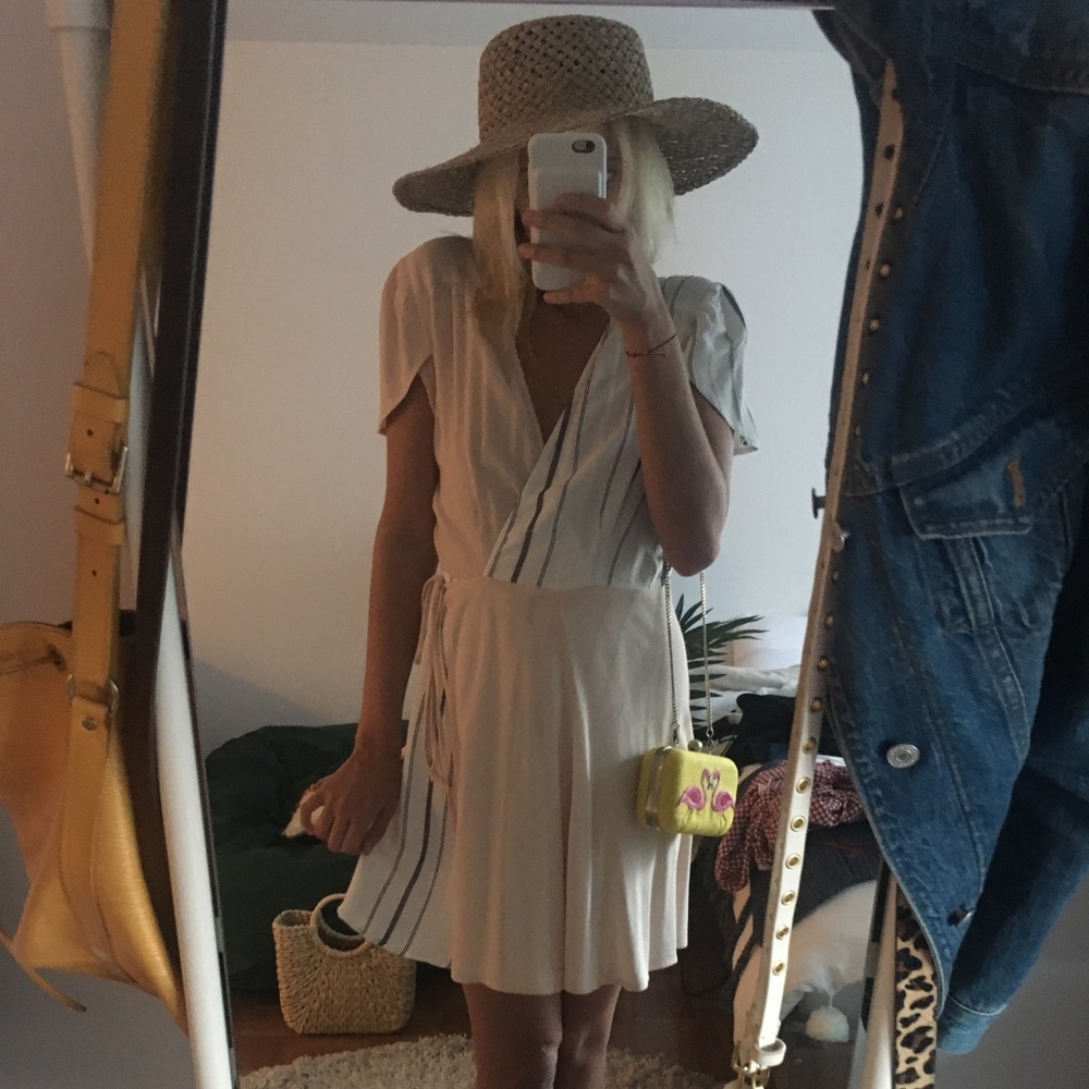 Wrap reformation dress