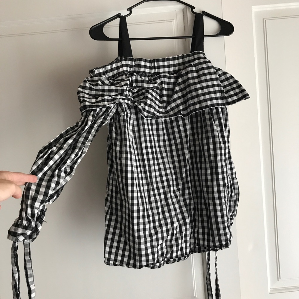 ASOS maternity cold shoulder top