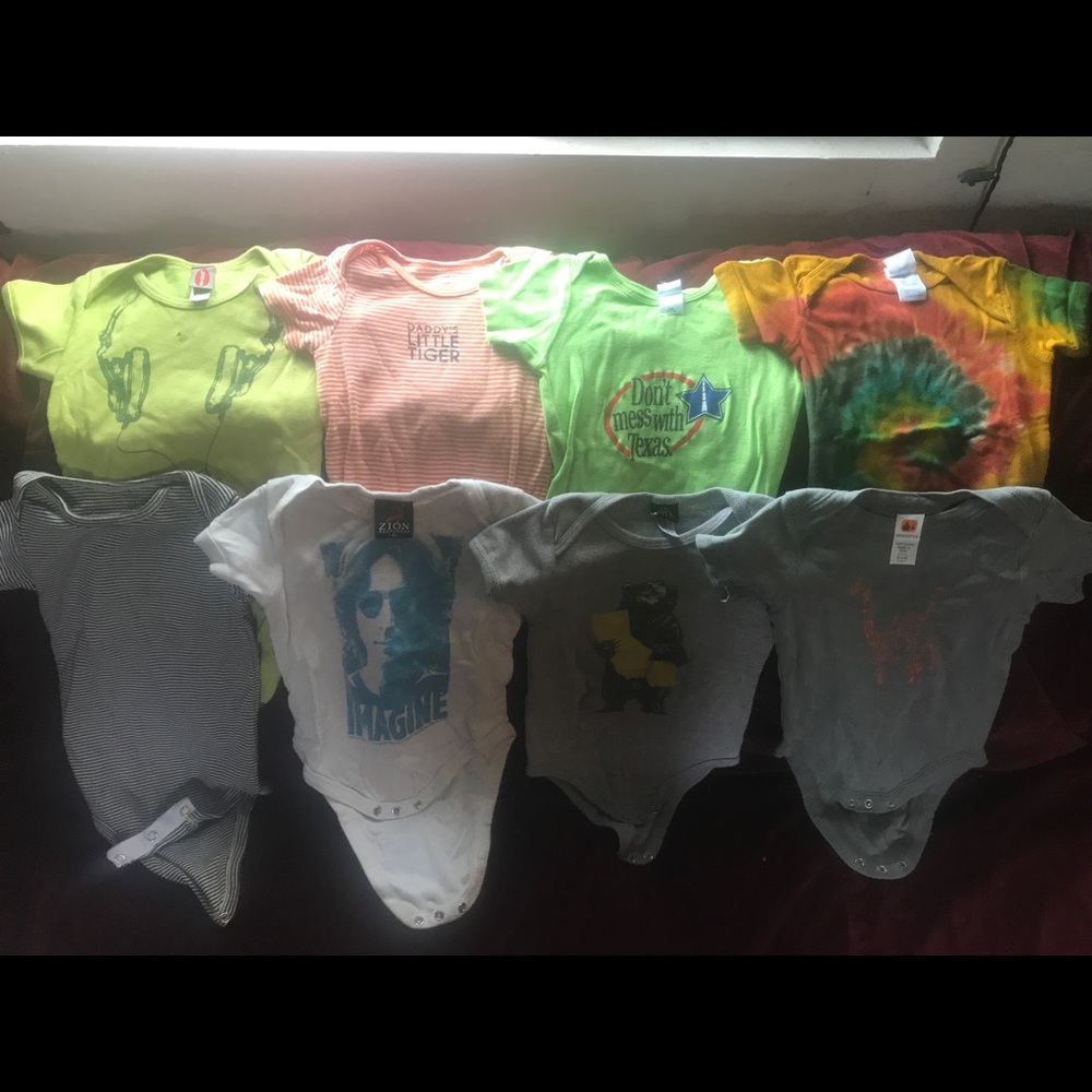 Toddler boys one piece tshirts 12-18months