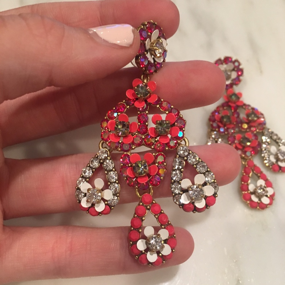 coral J.Crew chandelier ratings