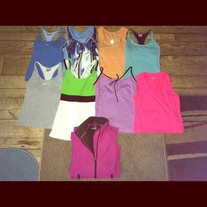 Lot of Nike tanks and jacket! Selling together!