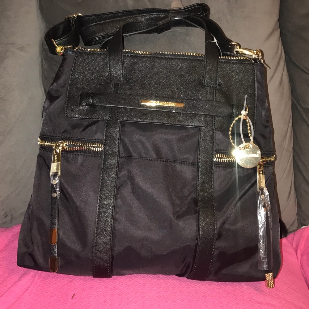 Steve Madden convertible black purse