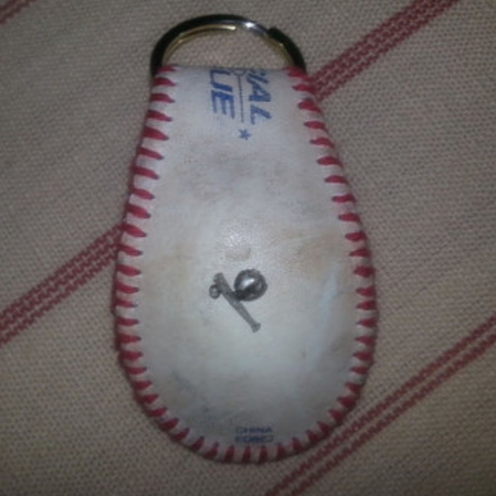Baseball key chain
