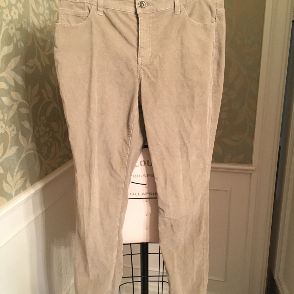 Style & Co Corduroy Women's  Khaki Pants
