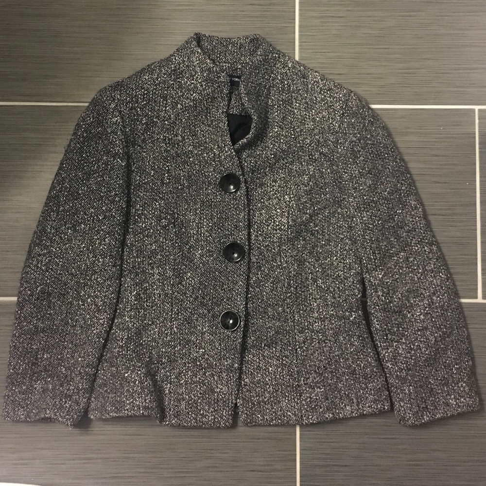 Black Jones New York Tweed Jacket