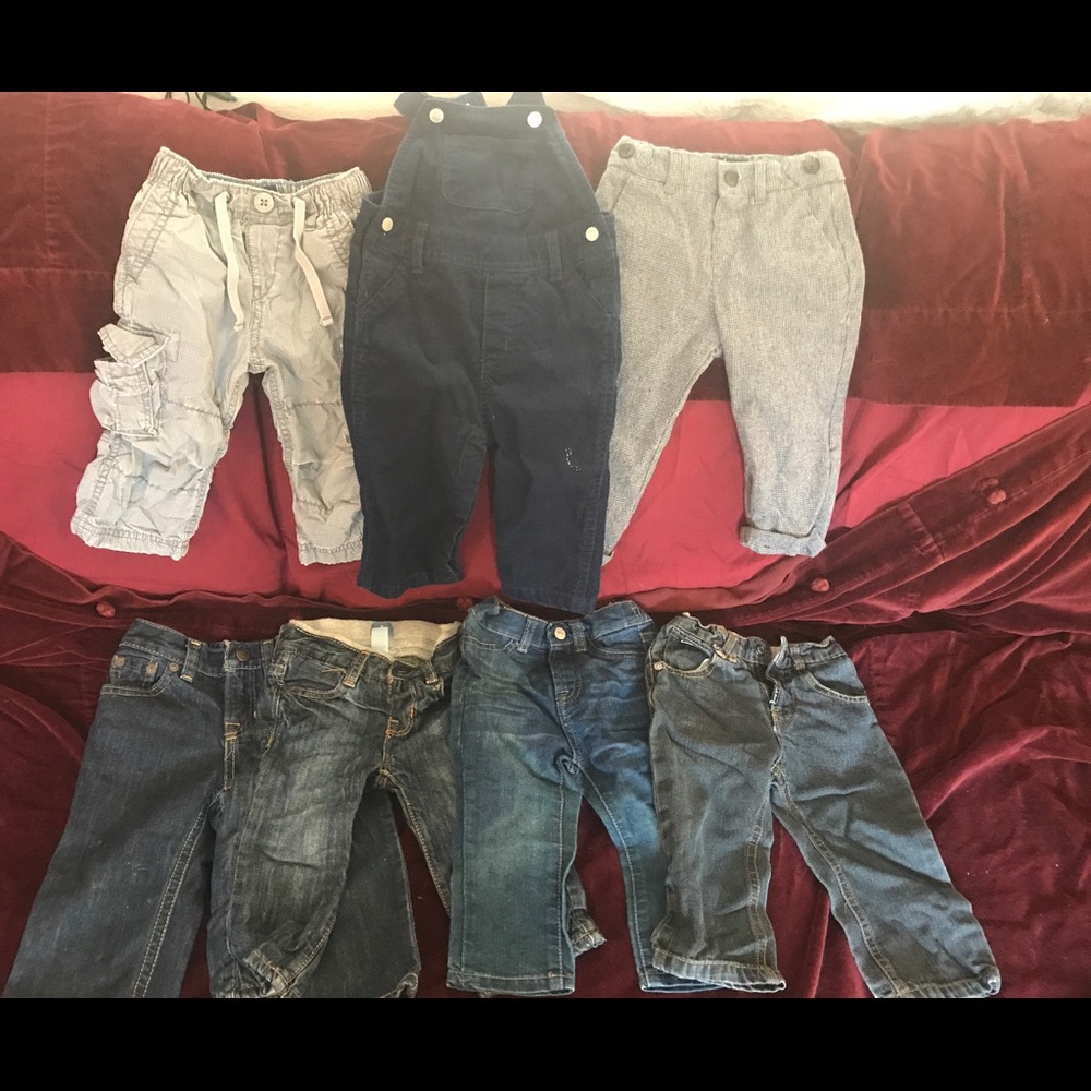 Boys designer pants and overalls size 12months