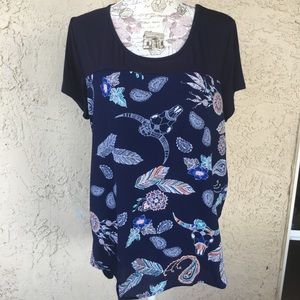 2xl cow skull top