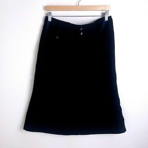 Lauren Jeans Company Black Corduroy Skirt Lauren Jeans Company Black Corduroy Skirt