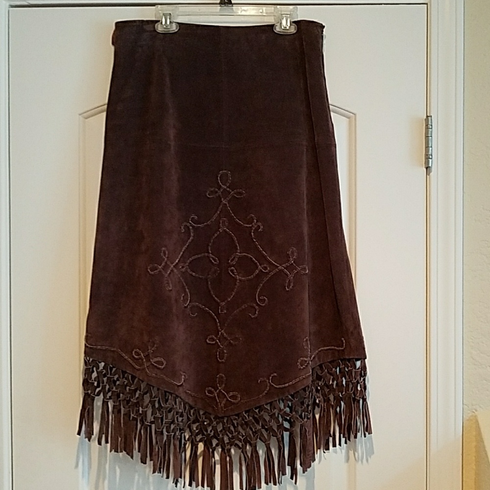 Suede Skirt Perfect for Fall