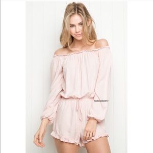 RARE PINK BRANDY MELVILLE GABRIELLA ROMPER