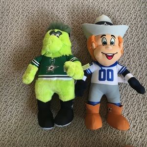 DALLAS Stars and cowboys stuffed animal doll masco