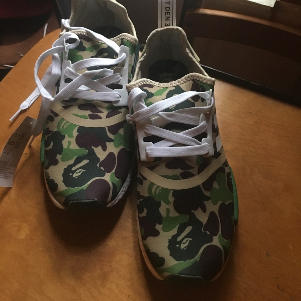 Brand new with tag Adidas nmd bape ape 10