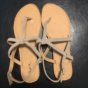 Size 8 nude sandals