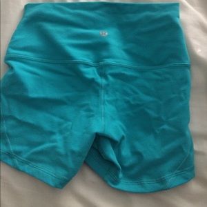 Lulu lemon high waisted turquoise spandex