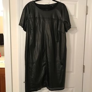 Eloquii, Faux Leather Dress, Size 22