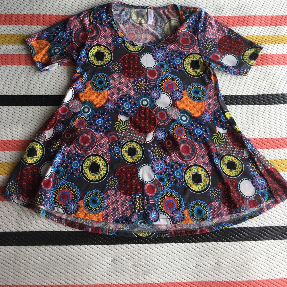 LuLaRoe Perfect T Multicolored Circles