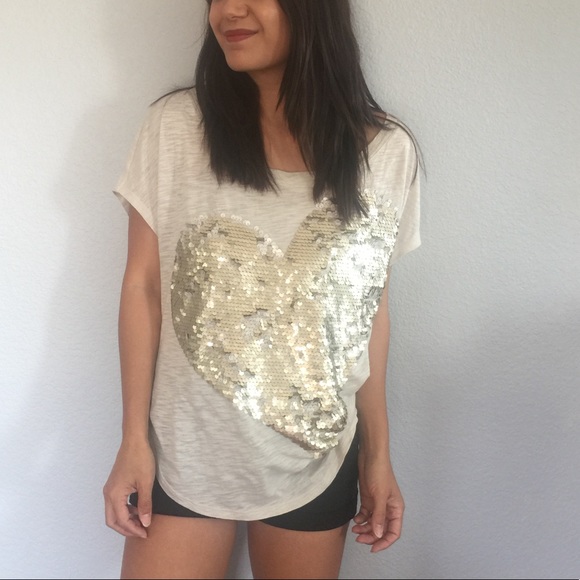 Heart sequin shirt - Picture 5 of 6